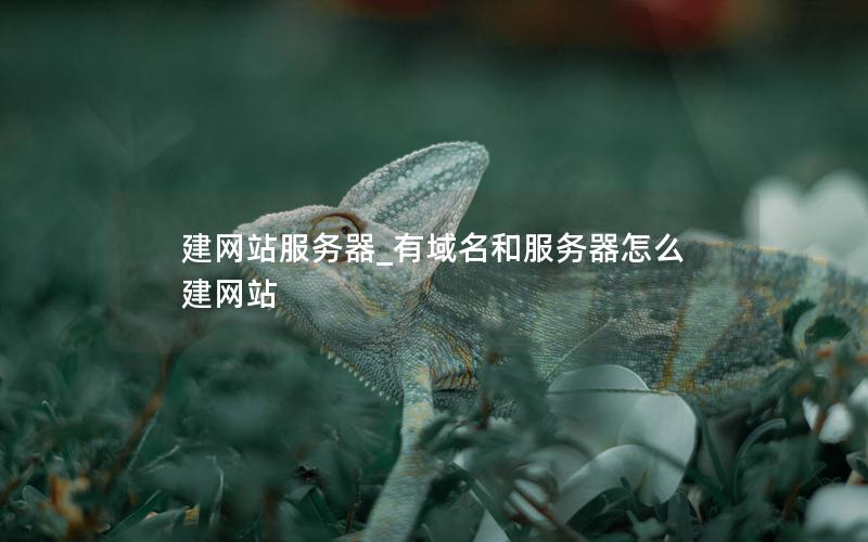 建网站服务器_有域名和服务器怎么建网站 建网站服务器_有域名和服务器怎么建网站